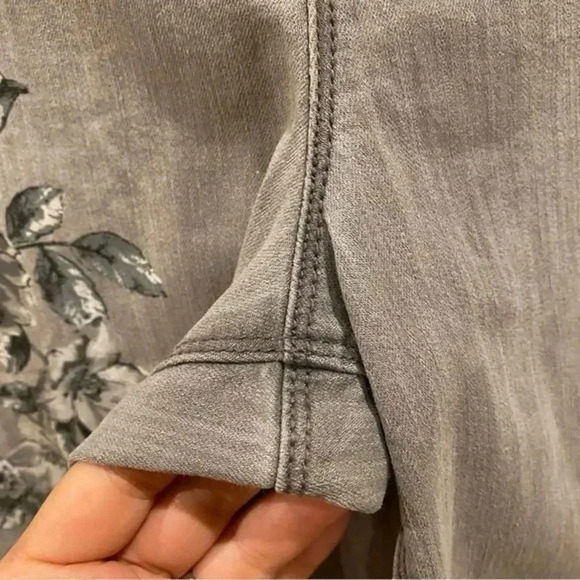 Style & Co Boyfriend Jeans Womens Stretch Floral - Picture 6 of 13